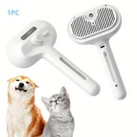 3 in 1 Pet Hair Removal Brush, 1 Box Pet Spray Hair Removal Comb, Pet Grooming Brush, Dog & Cat Grooming Supplies, Self Groom...