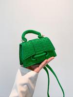 Women's 2024 New Fashion Plain Handbag, Simple Design Solid Color Handbags for Women, Trendy All-match Mini Crossbody Bags fo...