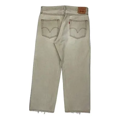 569 Levis Jeans - 36W 29L Beige Cotton