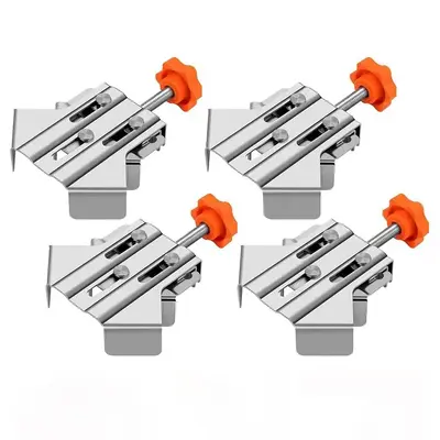 Stainless Steel Corner Clamp, Right Angle Clamp, Professional Woodworking Adjustable Fixer Tools, Multipurpose Clamps, Hardwa...