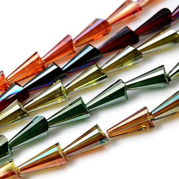 Electorplated Glass Beads
