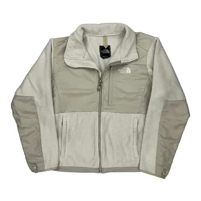 Polartec The North Face Fleece Jacket - Medium Beige Polyester