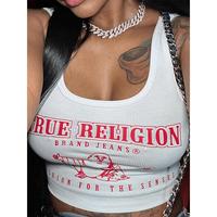 Sexy Graphic T Shirts Fashion Top Printed Sweatshirts Streetswear 2025 Summer Clothes Women Y2K Cropped Tank Tops Tees