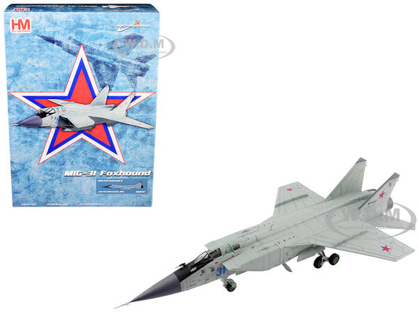 Mikoyan MIG-31K Foxhound D Interceptor Aircraft with KH-47M2 Missile (2022) \