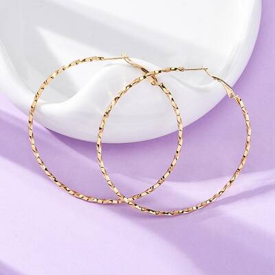 304 Stainless Steel Hoop Earrings