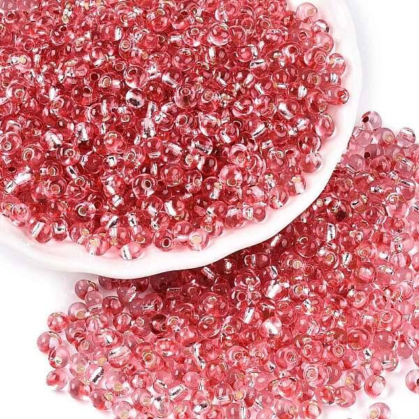 6/0 Baking Paint Transparent Glass Seed Beads