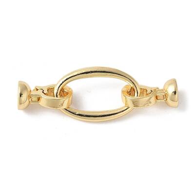 Brass Fold Over Clasps
