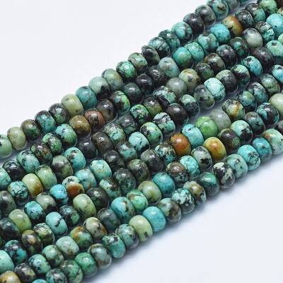 Natural African Turquoise(Jasper) Beads Strands