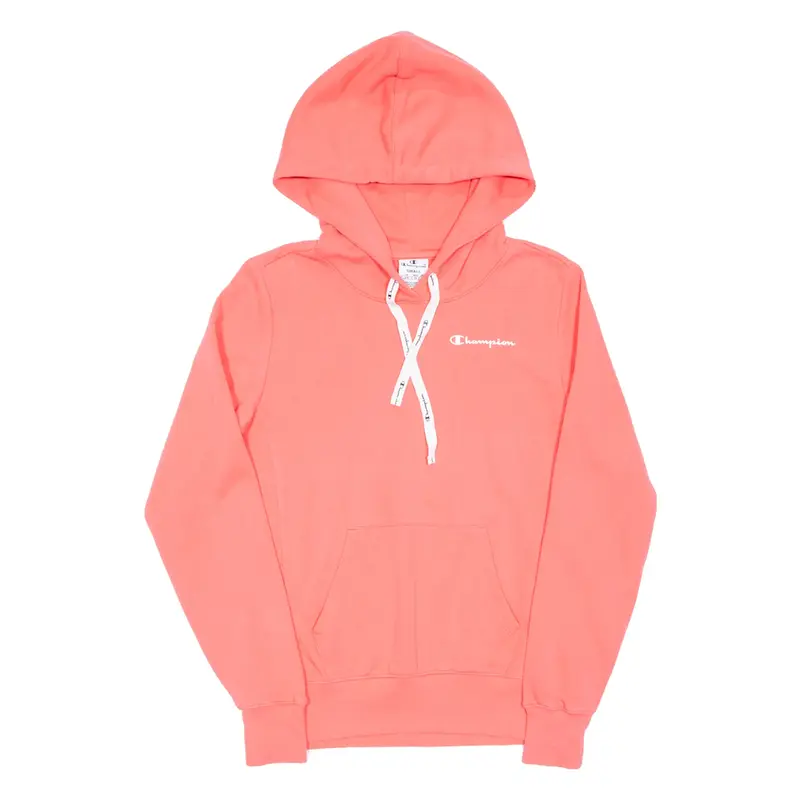 CHAMPION Womens Pink Hoodie S