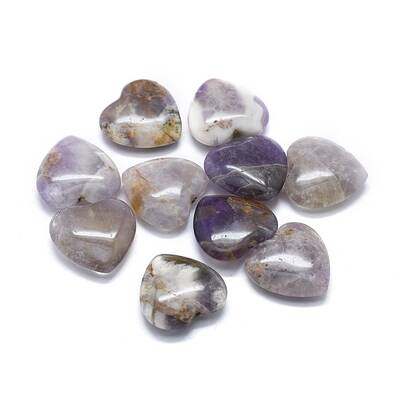 Natural Chevron Amethyst Beads
