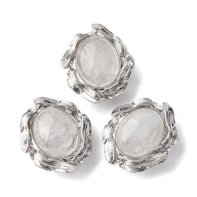 Natural Quartz Crystal Oval Multi-Strand Links