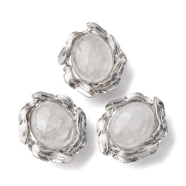Natural Quartz Crystal Oval Multi-Strand Links