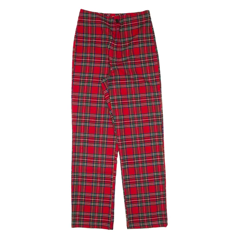 JOHN GALT Check Womens Trousers Red Regular Straight W24 L27