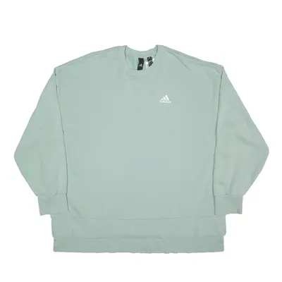ADIDAS Sweatshirt Green Womens XL