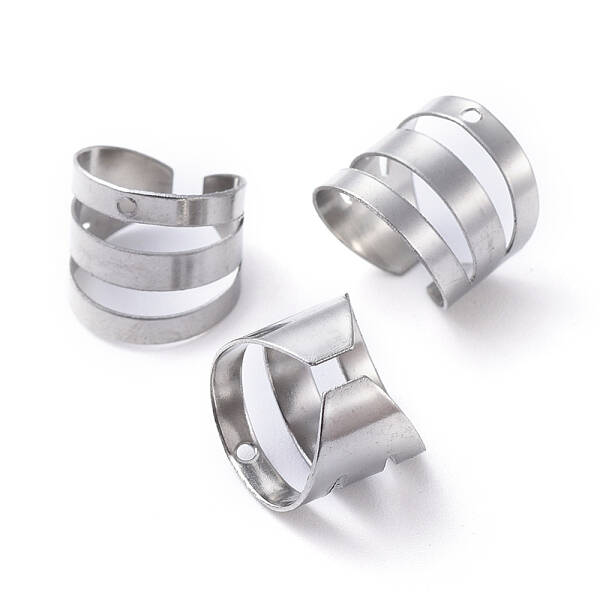 Tarnish Resistant Unisex 304 Stainless Steel Ear Cuff Findings