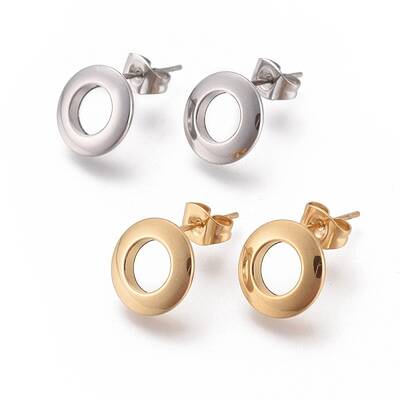 304 Stainless Steel Stud Earrings