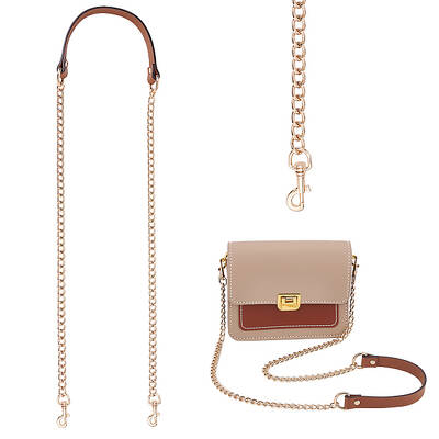 Zinc Alloy Curb Chain Crossbody Bag Straps