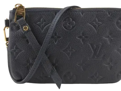 Pre-owned Louis Vuitton Leather Crossbody Bags Empreinte Citadine Pochette