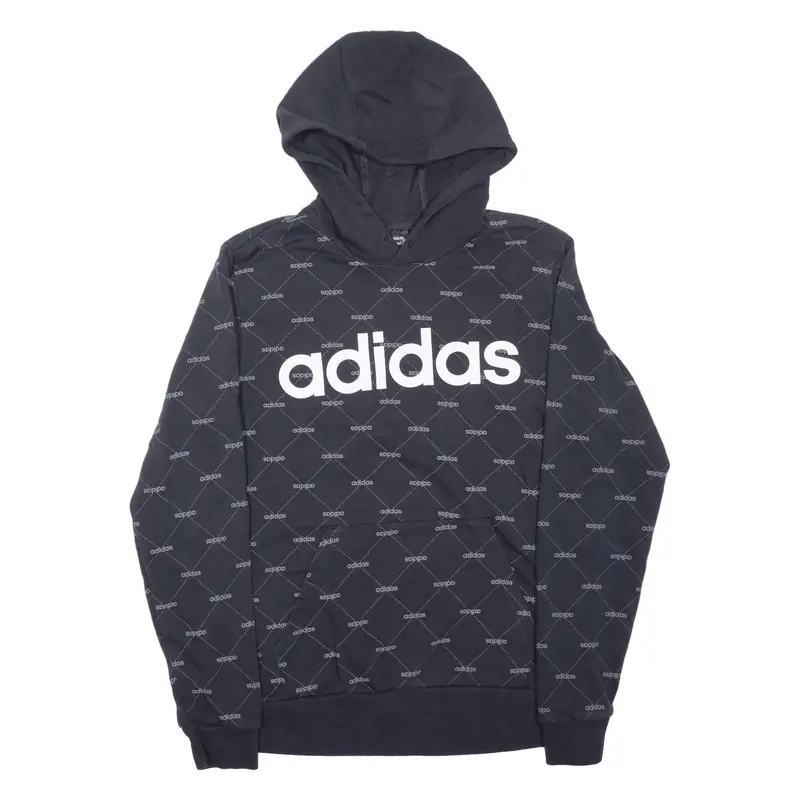 ADIDAS Mens Black Hoodie M