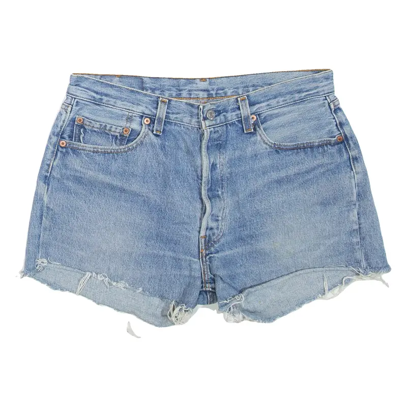LEVI'S 501 Womens Denim Shorts Blue M W32