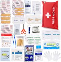 [New Deal] First Aid Kit for Home Car Travel 107 Piece Emergency Kits for Hiking Camping Outdoor Survival