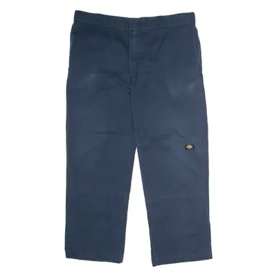 DICKIES Workwear Mens Trousers Blue Regular Straight W40 L30
