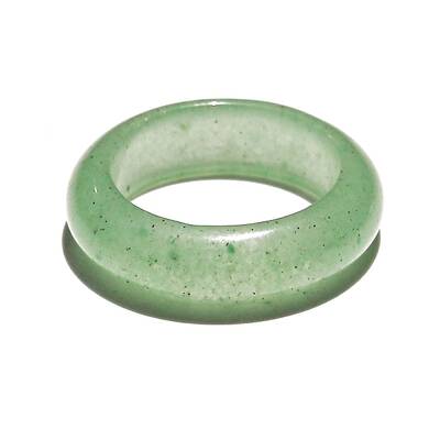Natural Green Aventurine Finger Rings