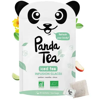 Panda Tea - Iced Tea - Citron Mint - ORGANIC - 28 sachets