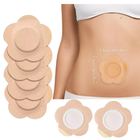 20PCS Castor Oil Pack Wrap,Belly button sticker,Cotton Castor OilPatchs,disposable,Castor Oil Packs,Massage Oilpack,Stick ita...