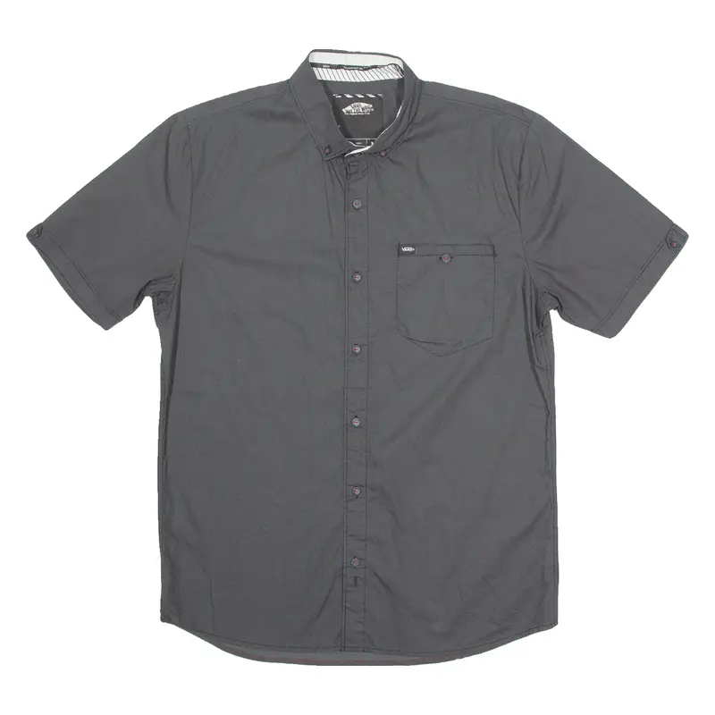 VANS Mens Plain Shirt Grey M