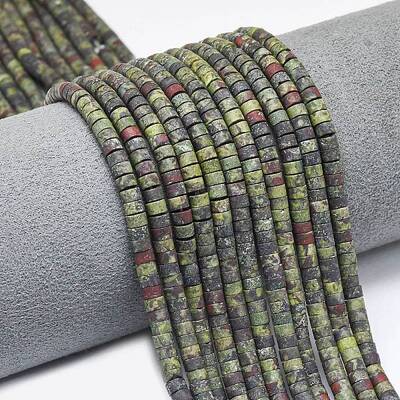 Natural Dragon Blood Jasper Beads Strands