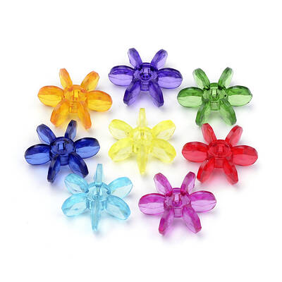 Transparent Acrylic Christmas Beads
