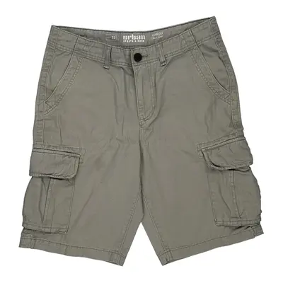Urban Pipeline Cargo Shorts - 34? Waist Grey Cotton