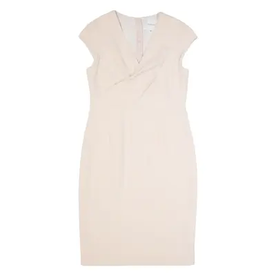LK BENNETT Womens Bodycon Dress Beige Sleeveless Midi M