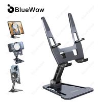 BlueWow Aluminum Phone & iPad Stand – Stable, Durable, Compatible with Cooling Fans, Perfect for Gaming & Streaming Cellpho...