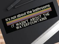 End racism sticker, support trans kids magnet, equality hurts no one, pro democracy bumper stickers, coexist bumper sticker, ...