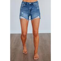 Venice Risen Shorts - Dark Wash