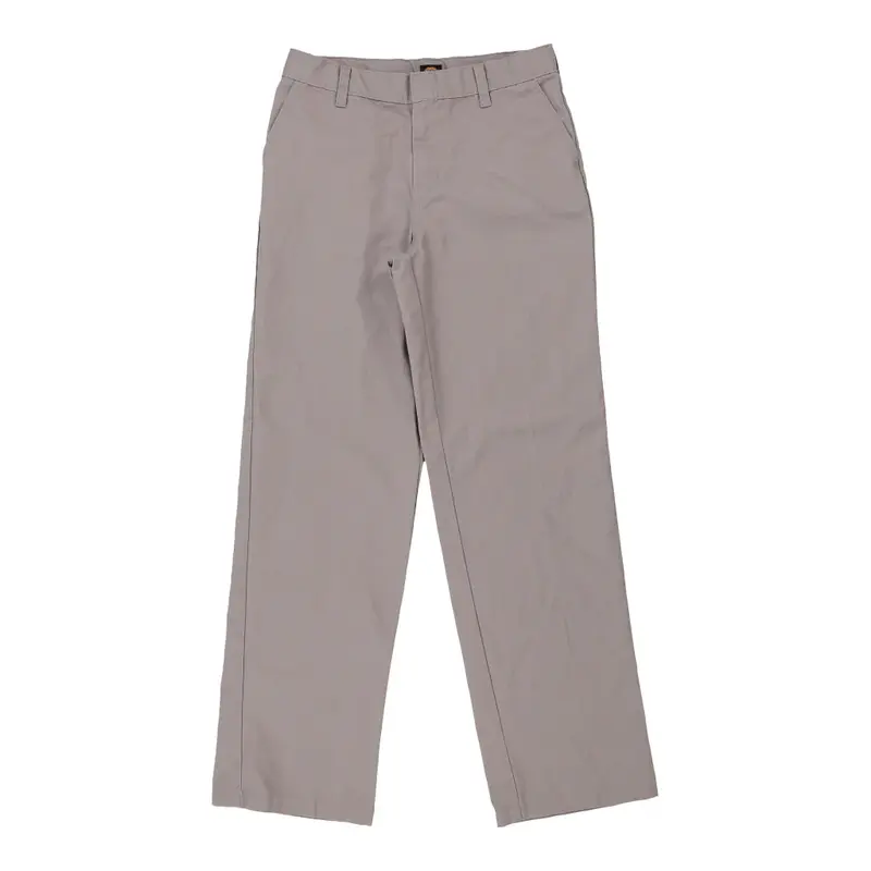 Dickies Trousers - 29W UK 10 Grey Polyester Blend