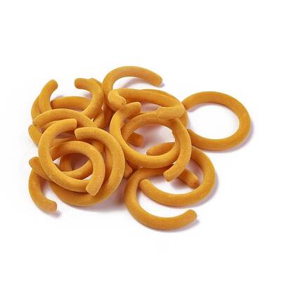 Flocky Acrylic Beads