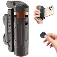2025 New Portable Selfie Stick, Mini Tripod,Flipping Flexible Tripod Mini JJ02,360°Pocket Flex Selfie Stick with Remote Came...