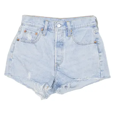 LEVI'S 501 Womens Denim Shorts Blue XXS W24
