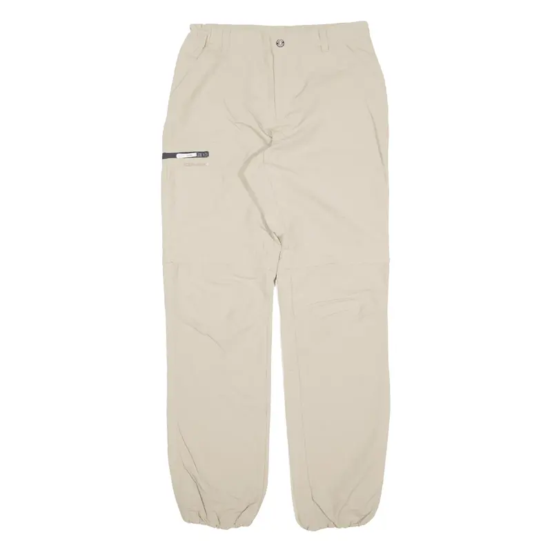 ICE PEAK Zip-off Trousers Beige Relaxed Tapered Boys W27 L30