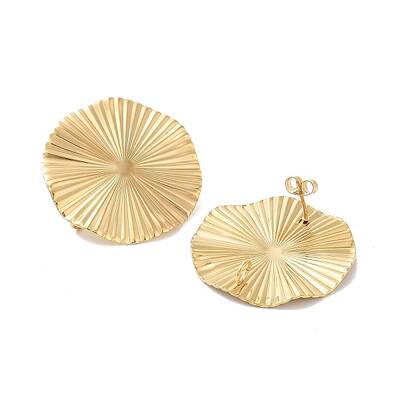 Ion Plating(IP) 304 Stainless Steel Stud Earring Findings