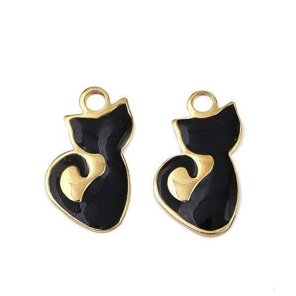 304 Stainless Steel Enamel Charms