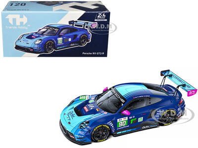 Porsche 911 GT3 R (992) #90 Antares Au - Klaus Bachler - Loek Hartog Manthey 24 Hours of Le Mans (2024) 1/64 Diecast Mode...