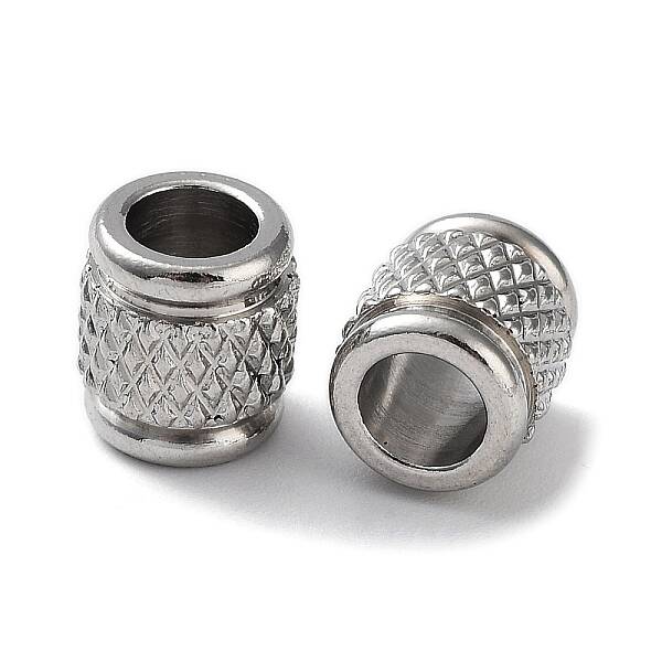 Non-Tarnish 303 Stainless Steel European Beads