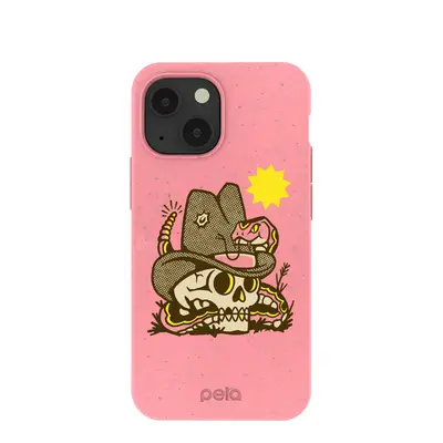 Bubblegum Pink Snakebite iPhone 13 Mini Case