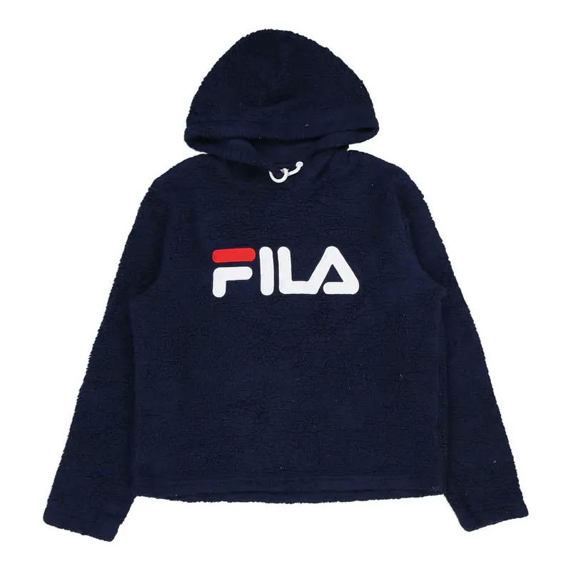 Fila Spellout Fleece - Large Blue Polyester
