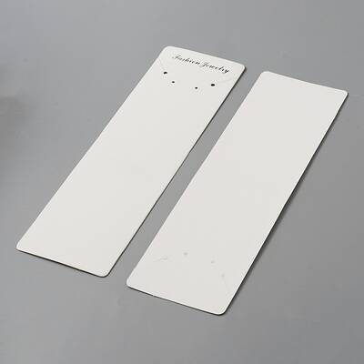 Paper Jewelry Display Cards