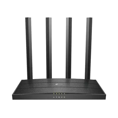 Archer-A6-V3 TP-LINK AC1200 Dual Band 802.11ax 5GHz 4-Ports LAN 1-Port WAN RJ-45 4x Fixed High-Performance Antennas Gigabit ...
